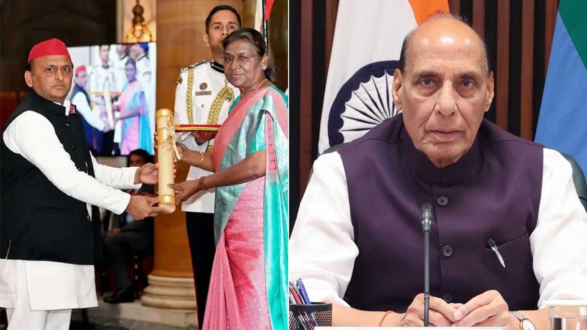 Mulayam Singh को Padma Vibhushan देने पर Rajnath Singh से पूछा तीखा सवाल, रक्षा मंत्री ने दिया ऐसा जवाब!