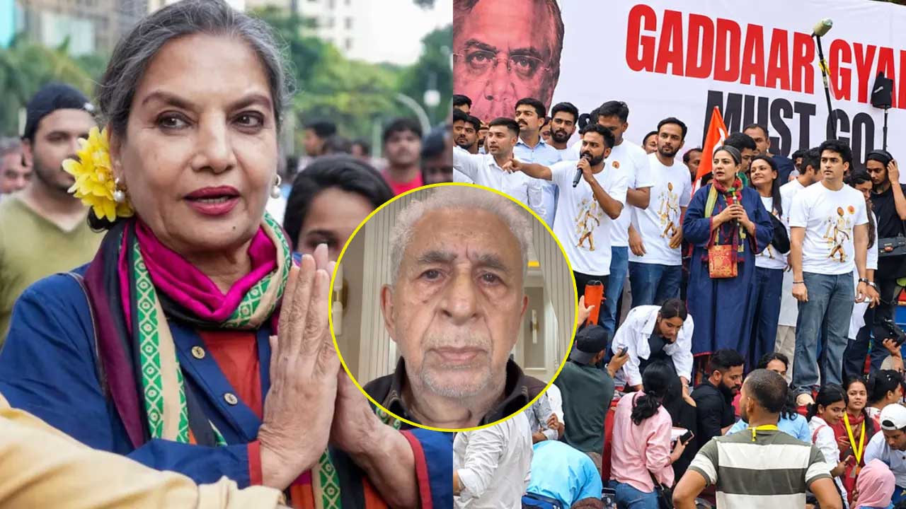CJP Protest: ज्ञानेश कुमार के खिलाफ प्रदर्शन को मिला Bollywood का साथ, शबाना आजमी से नसीरुद्दीन शाह तक उतरे समर्थन में