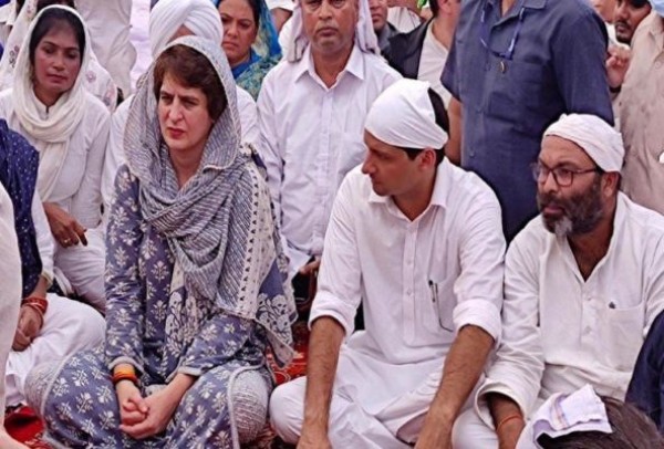 श्रद्धांजलि सभा में शामिल हुईं प्रियंका गांधी, संयुक्त किसान मोर्चा की दो टूक- मंच नहीं करेंगे साझा