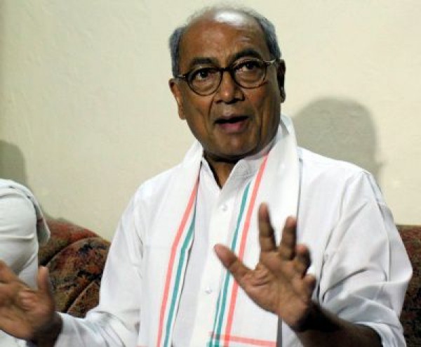 जयपुर में दिग्विजय सिंह ने की अमित शाह की तारीफ