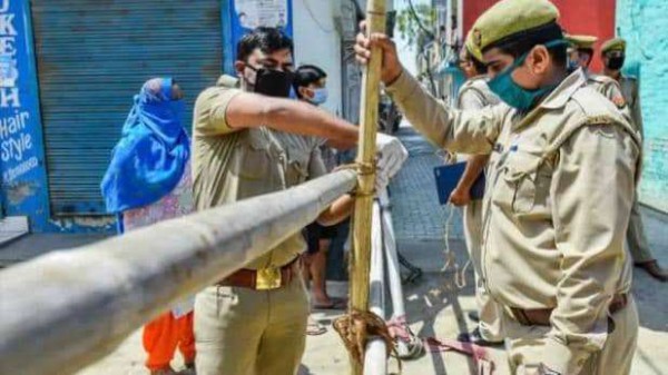 यूपी: लखनऊ के सदर बाजार इलाके में बढ़ी सख्ती, 7 हजार लोग क्वारनटीन