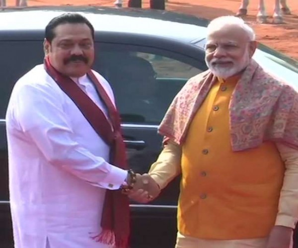 श्रीलंका के PM महिंदा राजपक्षे चार दिवसीय भारतीय दौरे पर