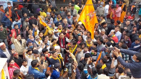 घर-घर भगवा छाएगा, राम राज्य फिर आयेगा.