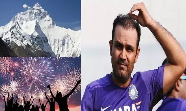 दिवाली पर दिए जलाने से कहीं हिमालय की बर्फ ना पिघल जाए -वीरेंद्र सहवाग