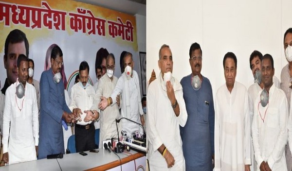 प्रदेश कांग्रेस मुख्यालय पहुंचकर पूर्व सांसद प्रेमचंद गुड्डू ने की कांग्रेस की सदस्यता ग्रहण