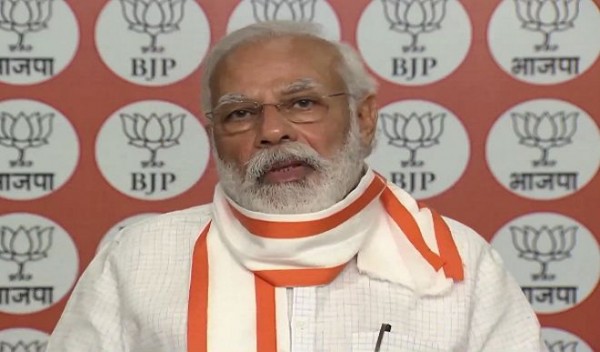 भाजपा कार्यकर्ताओं से बोले PM मोदी- हमने राजनीति में सत्ता को सेवा का माध्यम माना, लाभ का नहीं