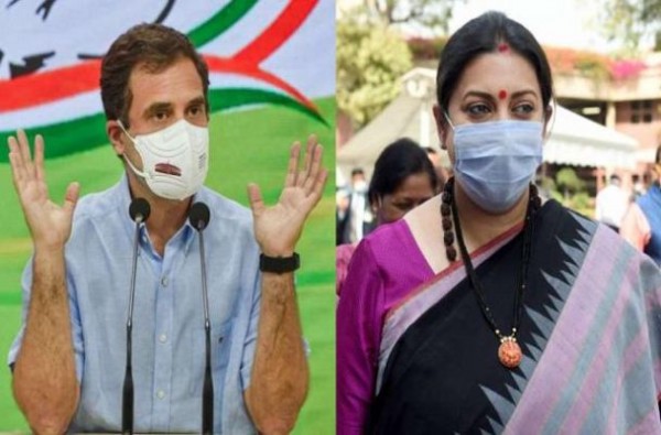 राहुल गांधी पर स्मृति ईरानी का पलटवार, सोनिया गांधी का नाम लेकर पूछा सवाल