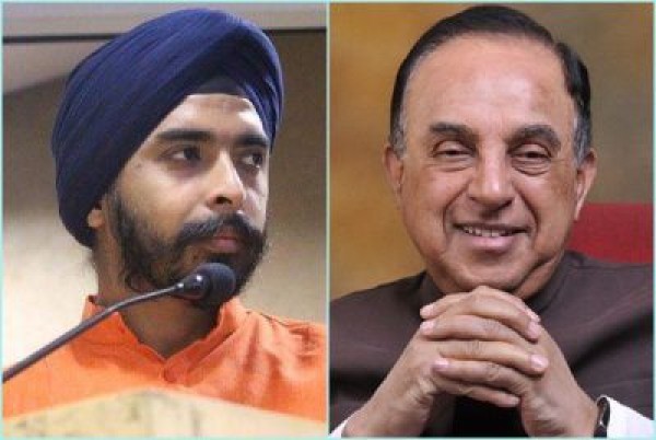 सुब्रमण्यम स्वामी को भाजपा के इस नेता ने दी कानूनी कार्रवाई की धमकी