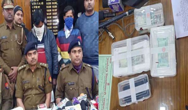 लखनऊ में जाली नोट छापने वाले दो गिरफ्तार,हजारों नोट बरामद