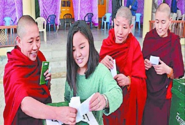 तिब्बत की निर्वासित संसद के लिए पहले चरण का मतदान संपन्न