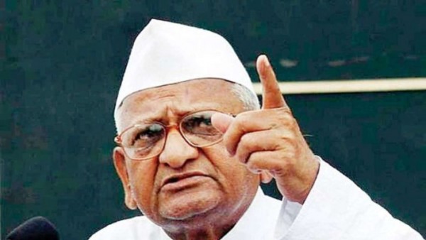 अन्ना हजारे ने दी केंद्र के खिलाफ भूख हड़ताल की चेतावनी