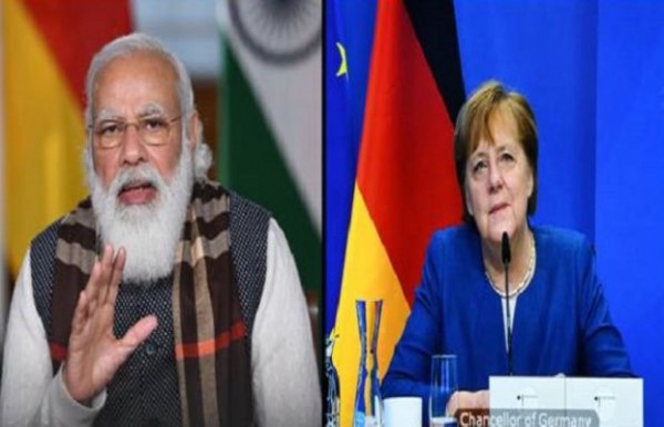 मोदी ने जर्मन चांसलर एंजेला मर्केल को दी वैक्सीन की जानकारी