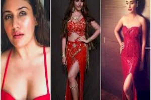 इंस्टाग्राम पर बर्फ से खेलते हुए सुरभि चंदना ने रेड आउटफिट में लगाई आग