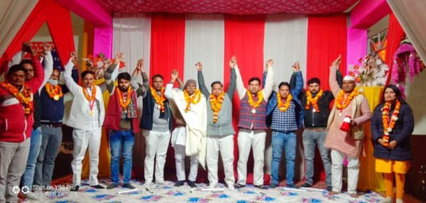 राष्ट्रीय ओबीसी महासभा के पदाधिकारियों का सम्मान