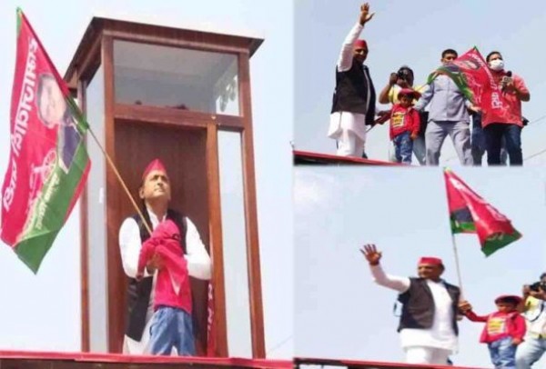 यूपी इलेक्शन 2022: कानपुर से अखिलेश की चुनावी हुंकार