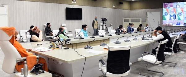 हम आपदा के गहरे समुंदर से निकलकर किनारे की तरफ बढ़ रहे हैं: CM योगी