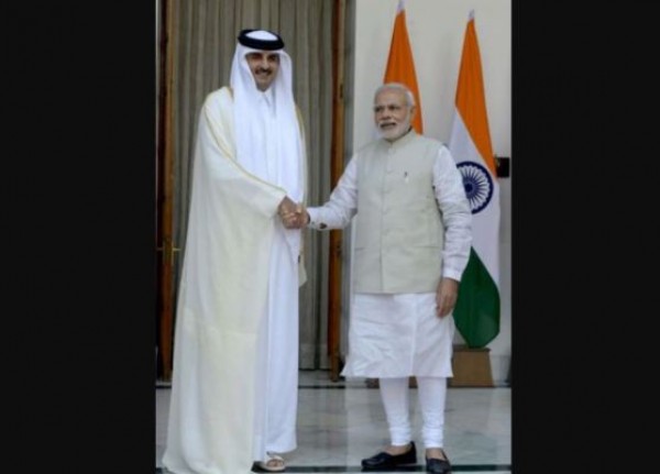 PM मोदी और कतर के अमीर शेख तमीम बिन हमद अल-थानी के बीच टेलीफोन पर बातचीत
