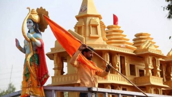 कांग्रेस विधायक का राहुल से आग्रह, राम मंदिर के लिए फंड जुटाने की अगुवाई करें