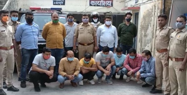करोड़ों की ठगी करने वाले अंतर्जनपदीय गिरोह के 9 सदस्य गिरफ्तार