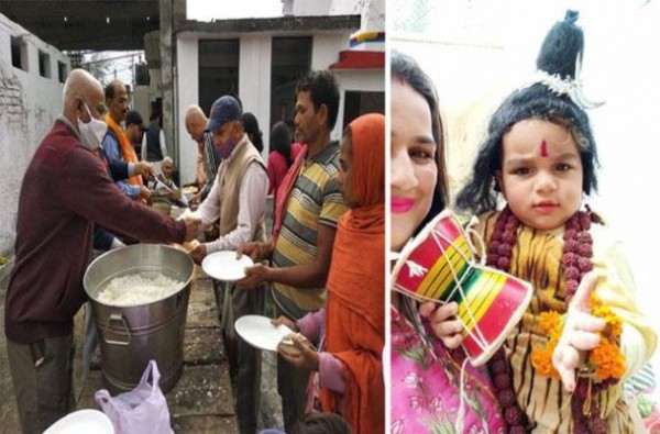 रात भर मंदिरों में विशेष पूजा अर्चना, भंडारे भी आयोजित