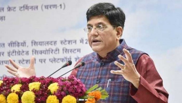 पीयूष गोयल ने 88 रेल परियोजनाओं का किया शुभारंभ